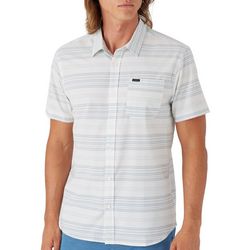 O'Nell Mens Stripe Traverse Short Sleeve Button-Up Shirt