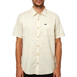 O'Neill Mens Tame Dot Print Short Sleeve Shirt