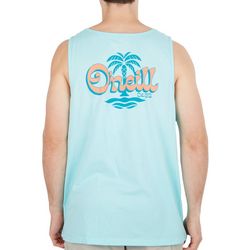 O'Neill Mens Solid Screen Print Muscle Tank Top
