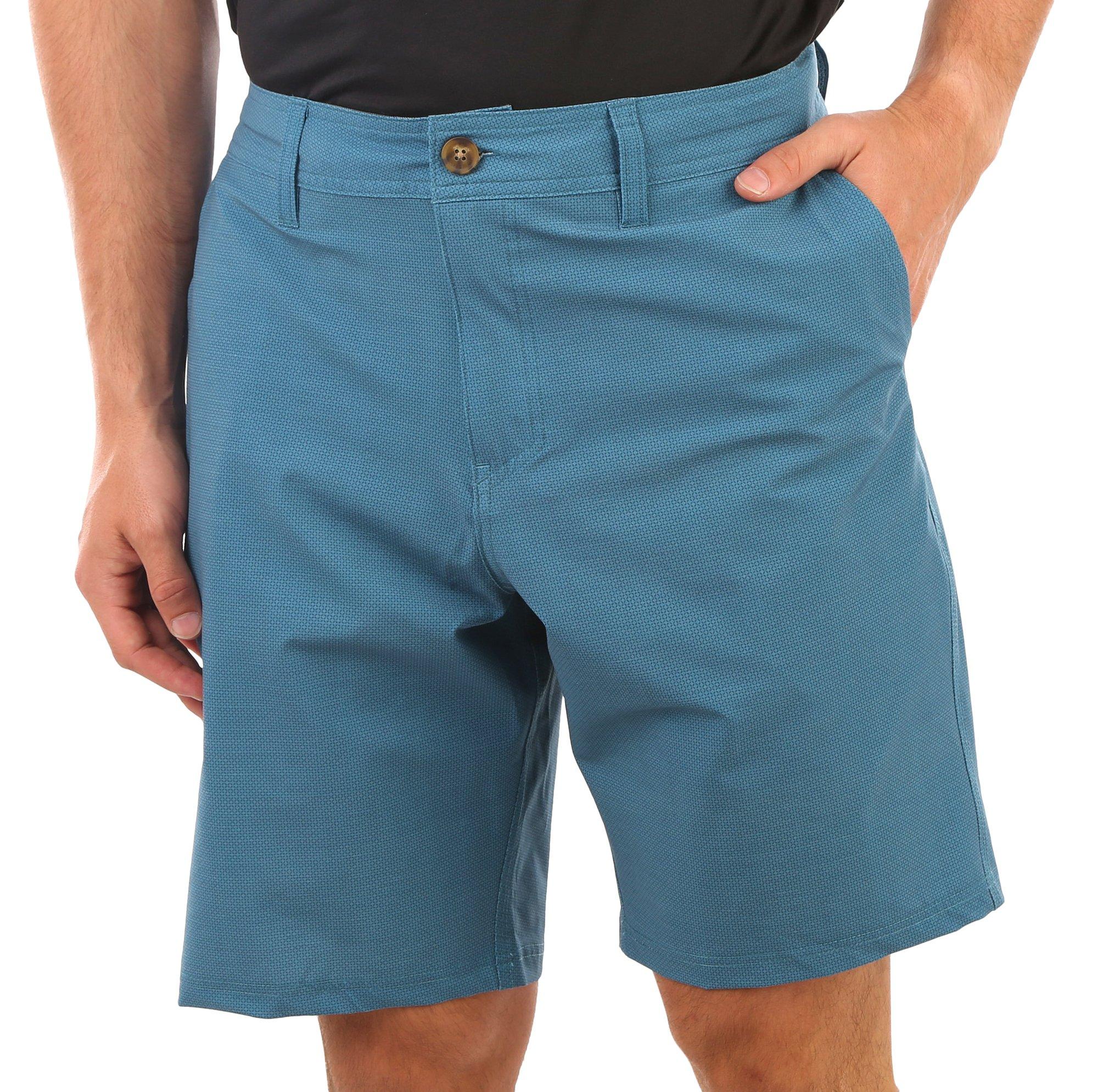 Mens 10in. Skockton Print Hybrid Surf Shorts