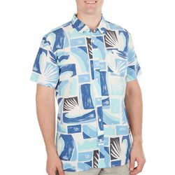 Mens Eco Short Sleeve Button-Up Shirt