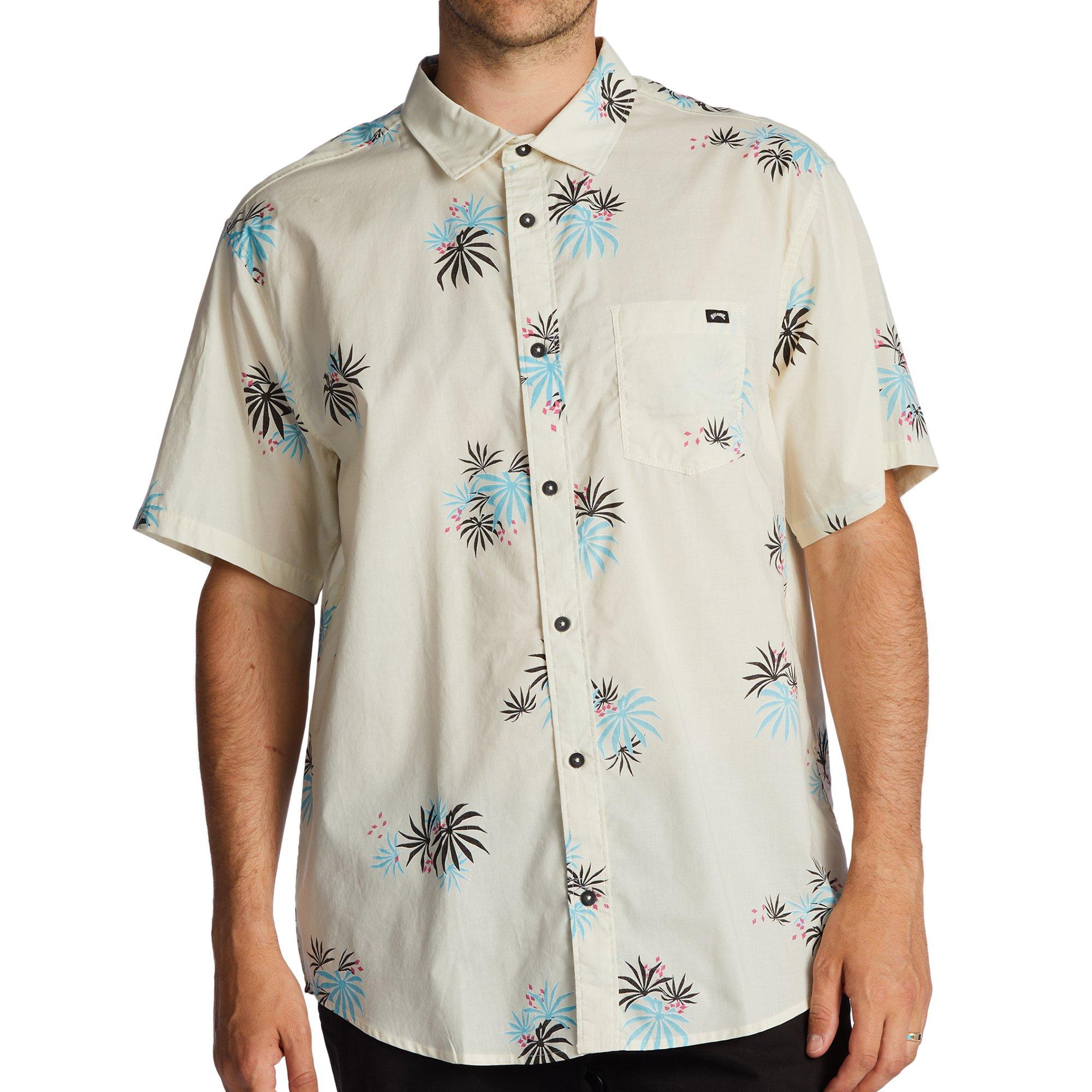 Billabong Mens Sundays Mini Short Sleeve Button-Up Shirt