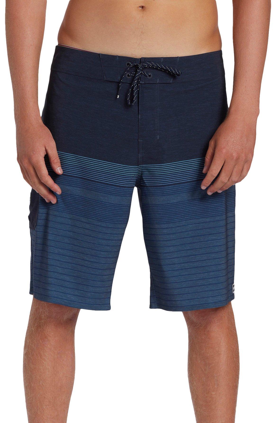 Mens 20 in. All Day Heather Stripe  Boardshorts