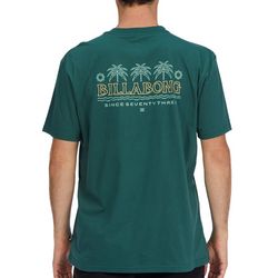 Billabong Mens Billabong Palm Wave Short Sleeve T-Shirt