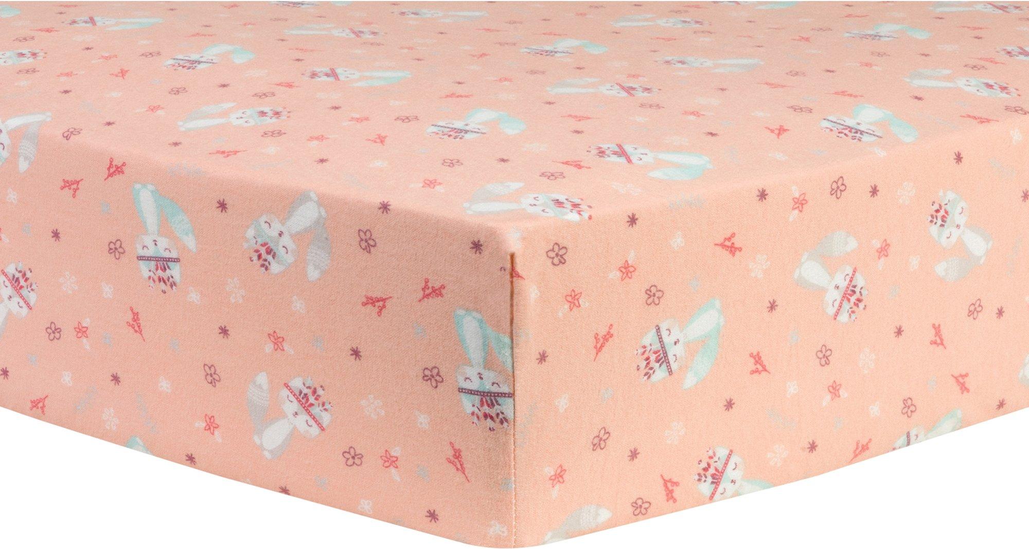 Trend Lab Fox Flowers Deluxe Flannel Fitted Crib Sheet Bealls