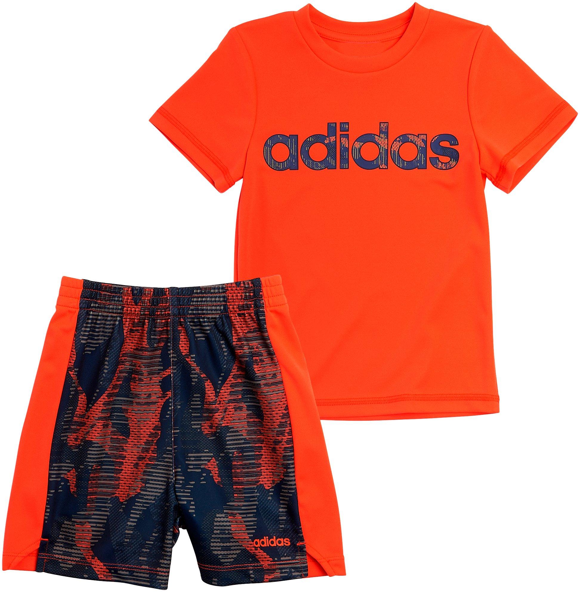 adidas boys short sets