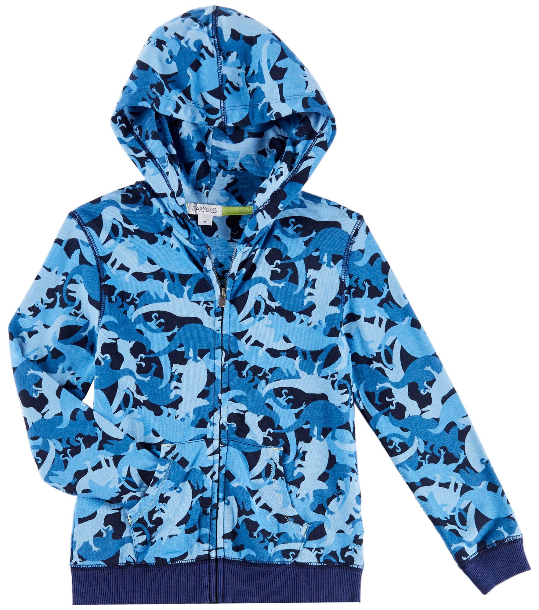 Flapdoodles Toddler Boys Dinosaur Hooded Sweatshirt | Bealls Florida