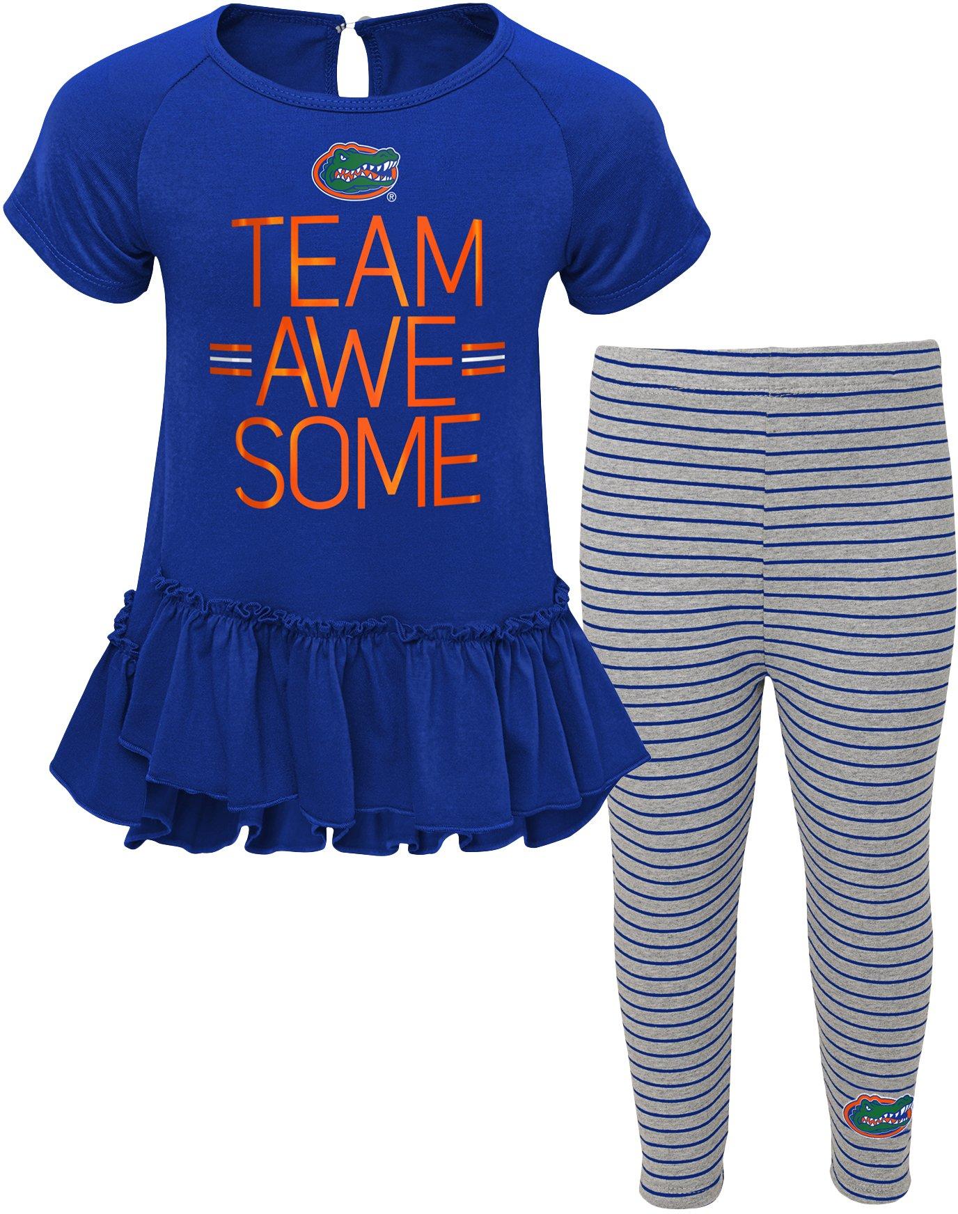 Florida Gators Little Girls Team Awesome Set By Outerstuff