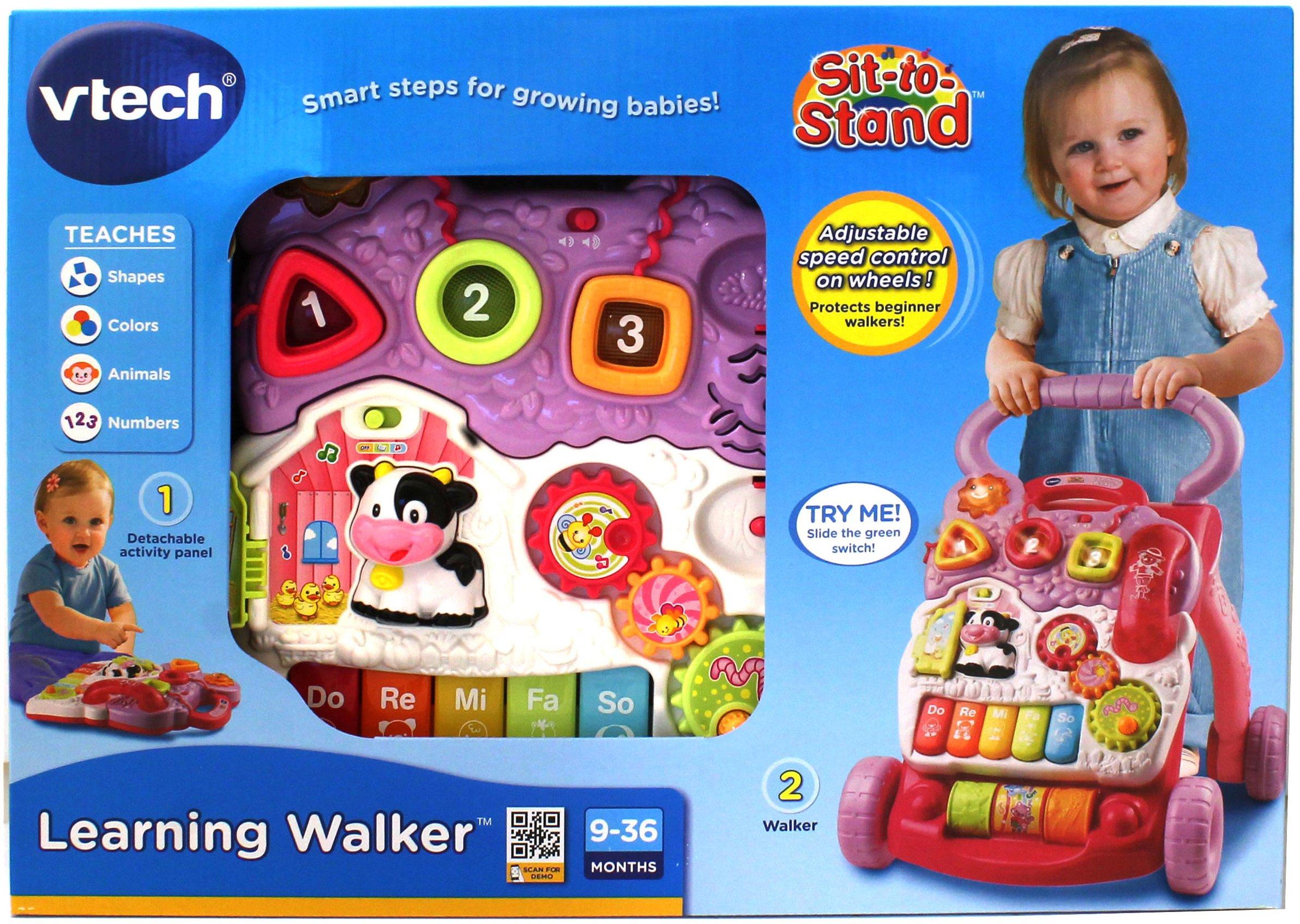 Vtech Baby Girls SitToStand Learning Walker One Size Pink/multi eBay