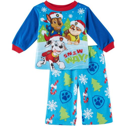 Paw Patrol Pawsome Toddler Boys Pajamas 2 Pc Set COTTON Pants Long Sleeves PJ