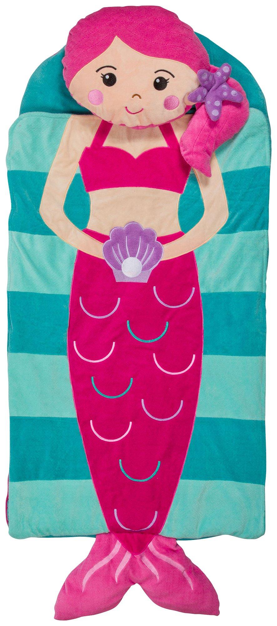 Stephen Joseph Girls Mermaid Nap Mat One Size Blue Multi