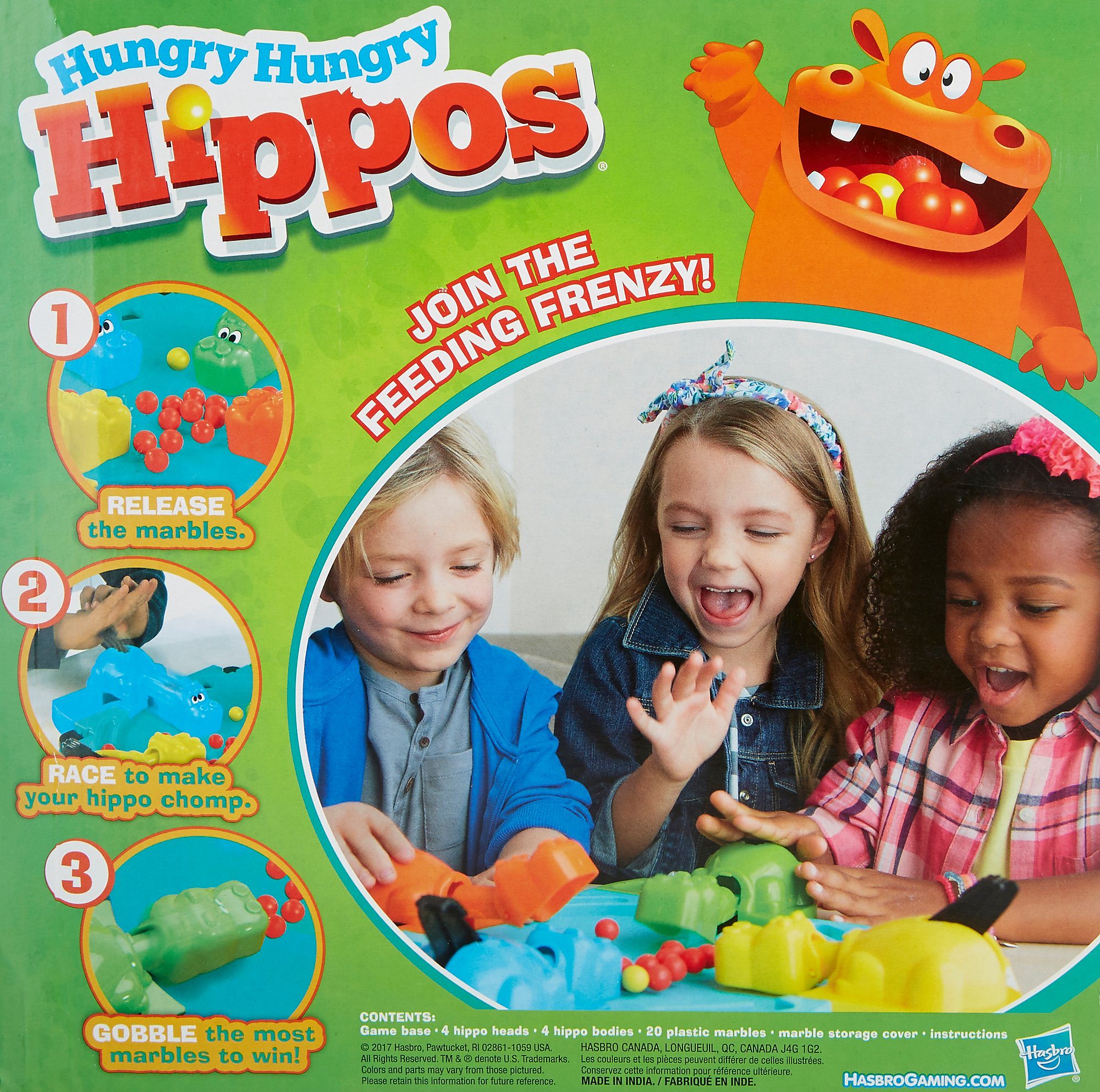 Hasbro Hungry Hungry Hippos Game One Size Multi | eBay