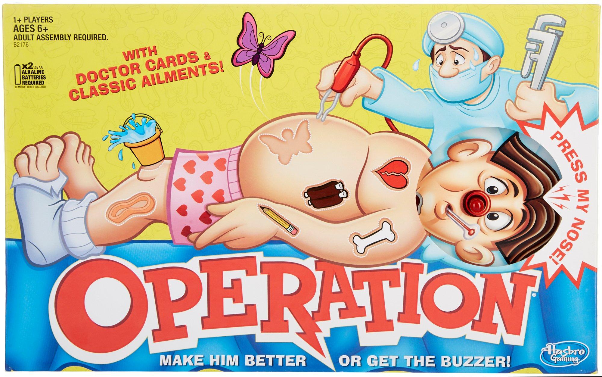 hasbro operation board game