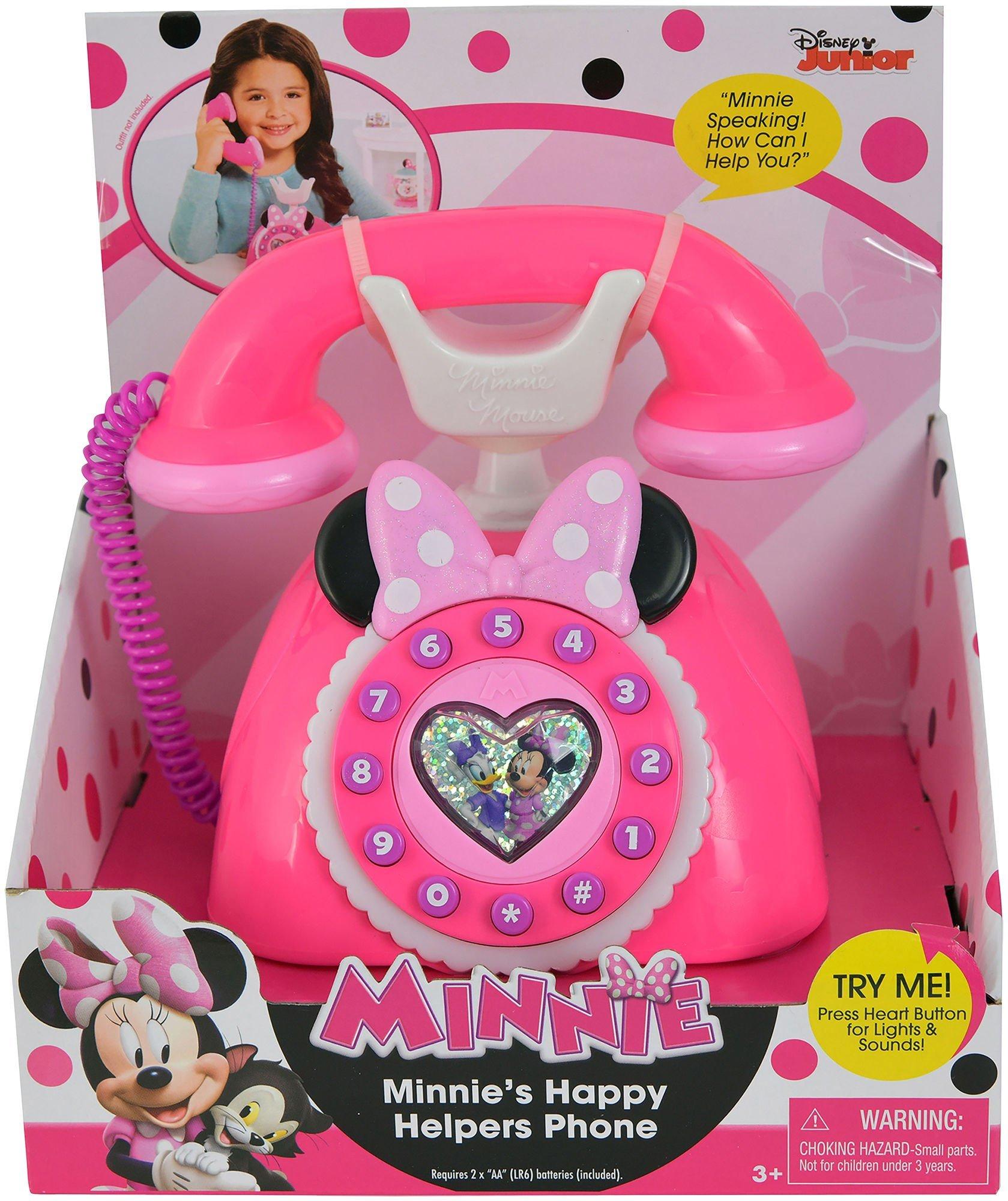 Disney Junior Minnie Mouse Minnie's Happy Helpers Phone Pink ...