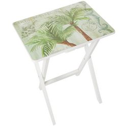 Accent Furniture Tables Bealls Florida Coastal Home Palm Tree Tray Table