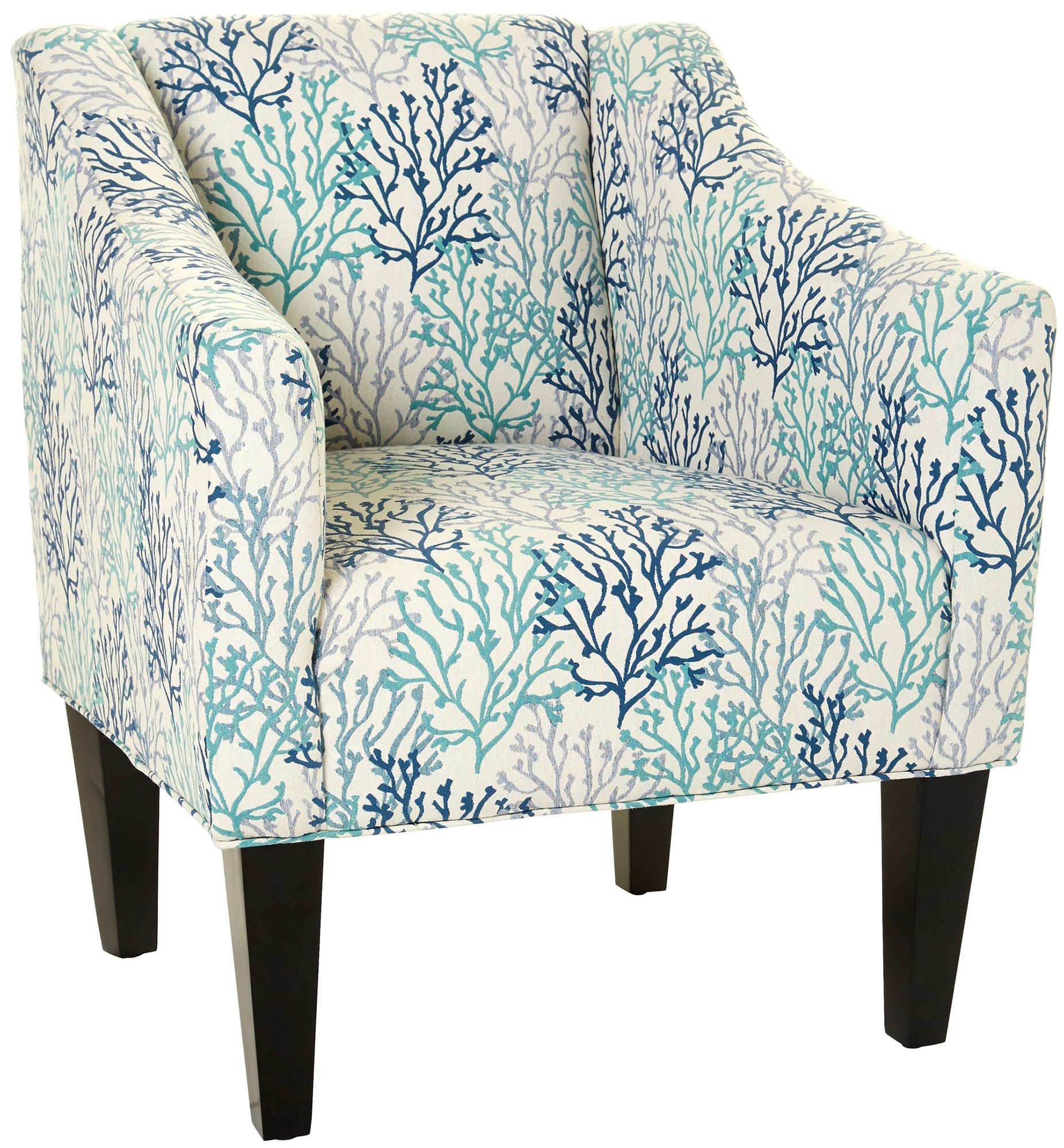 Chapter 3 Sarasota Denim Print Jennifer Arm Chair