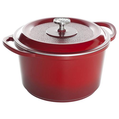 Nordic Ware ProCast Traditions Red Dutch Oven