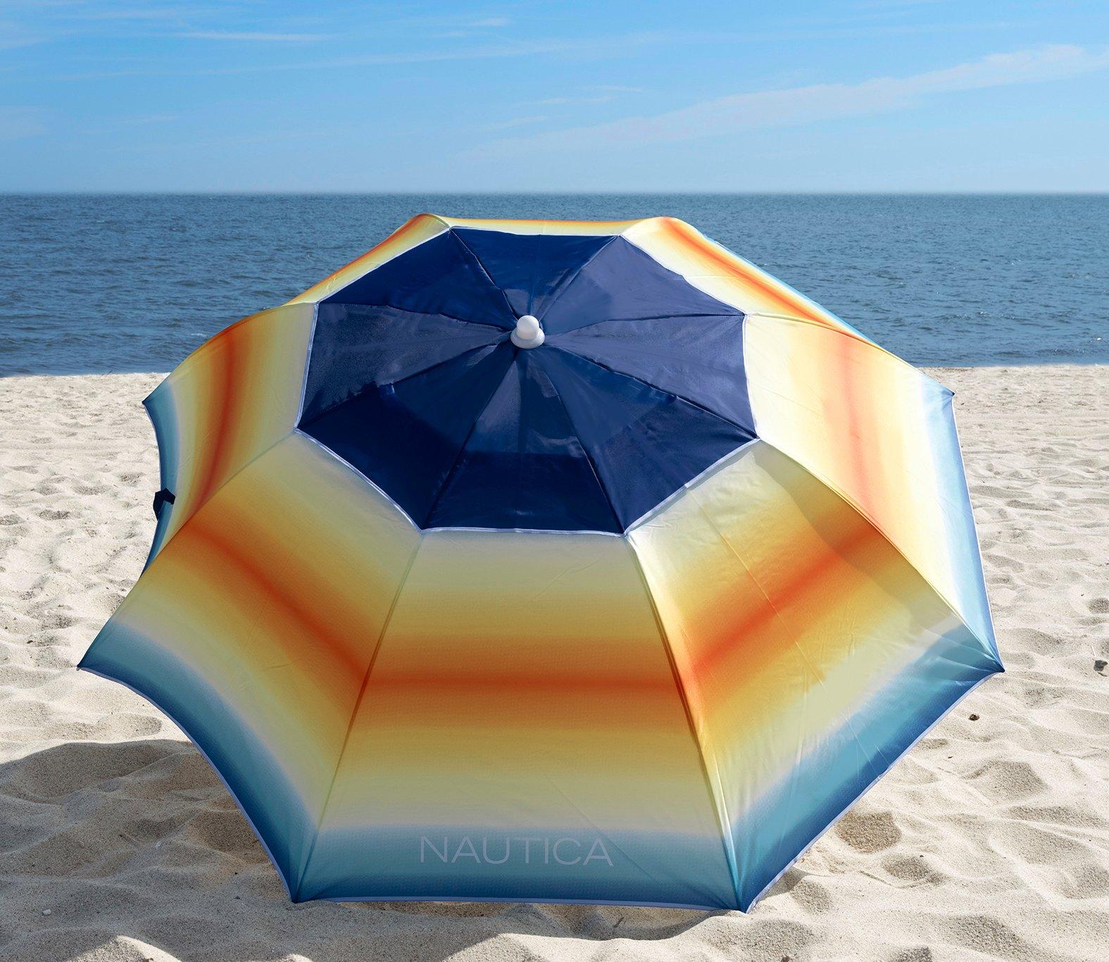 Nautica 7 Foot Beach Umbrella - Isla Ombre