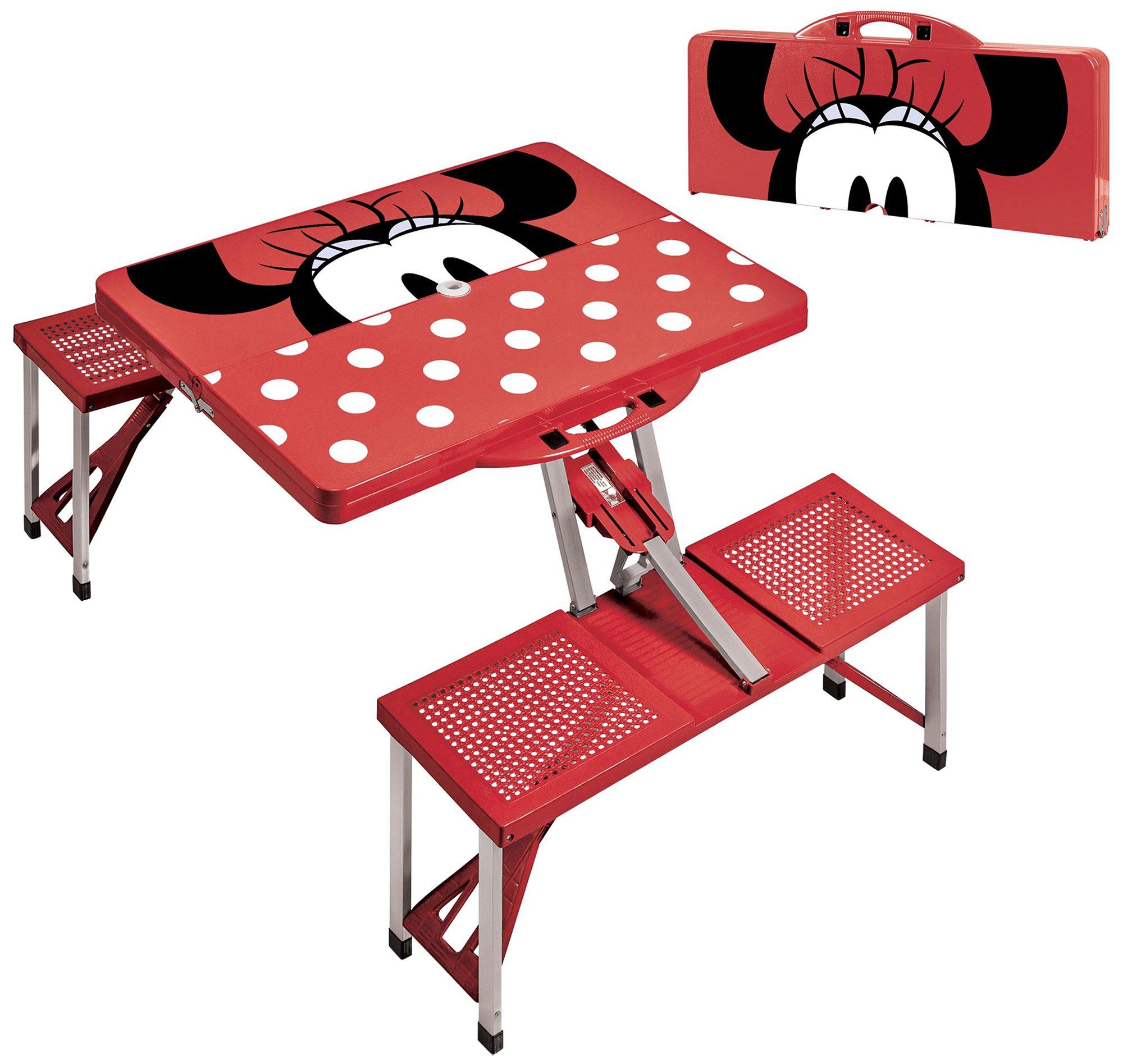 Picnic Time Minnie Mouse Picnic Table Sport Folding Table