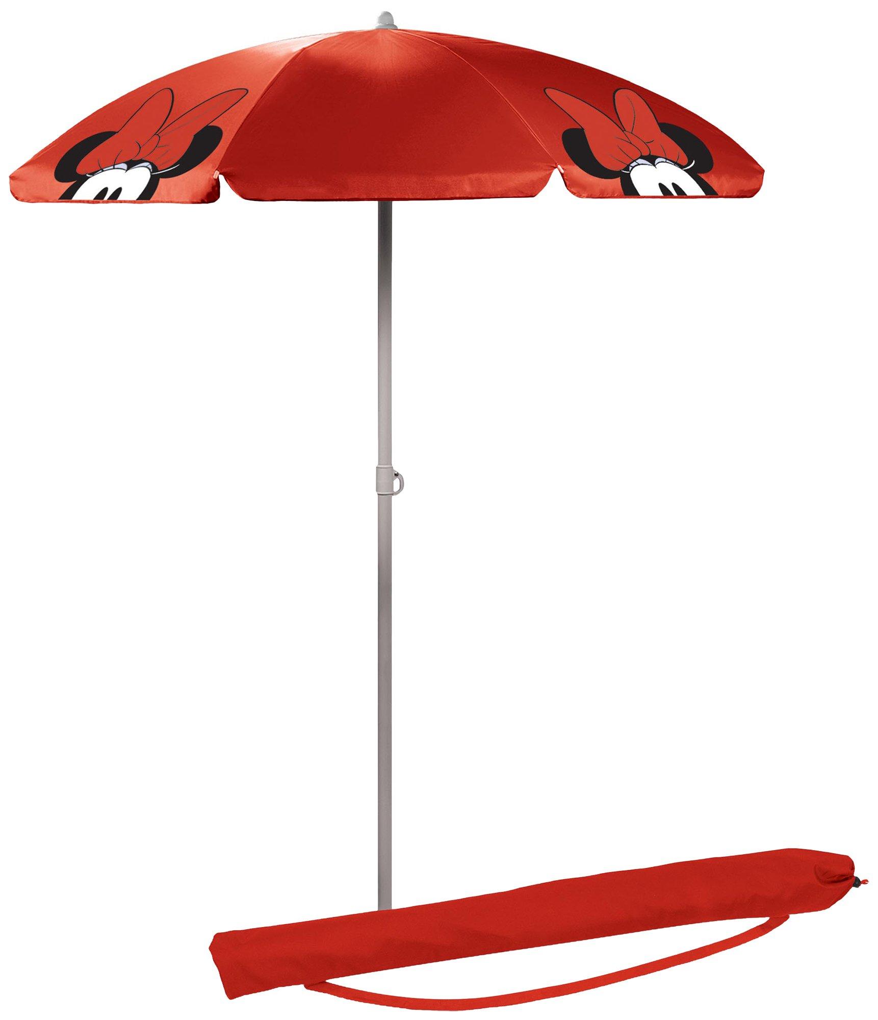 Minnie Mouse 5.5 Foot Portable Beach Umbrella