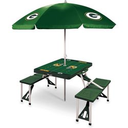 Green Bay Packers Picnic Table and Umbrella