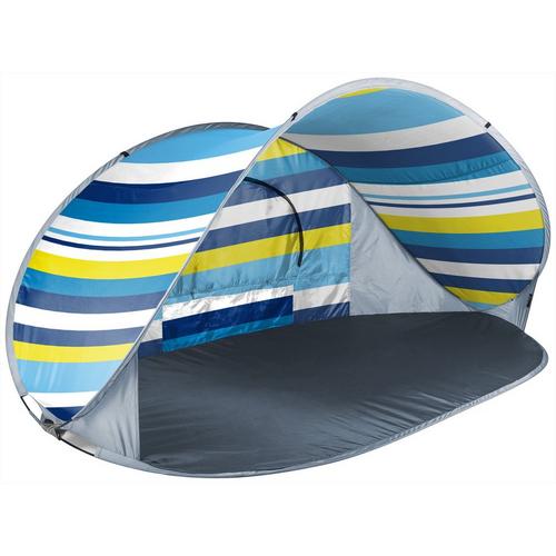 Picnic Time Manta Beach Stripe Portable Beach Tent