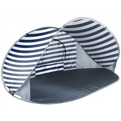 Manta Navy & White Stripe Portable Beach Tent
