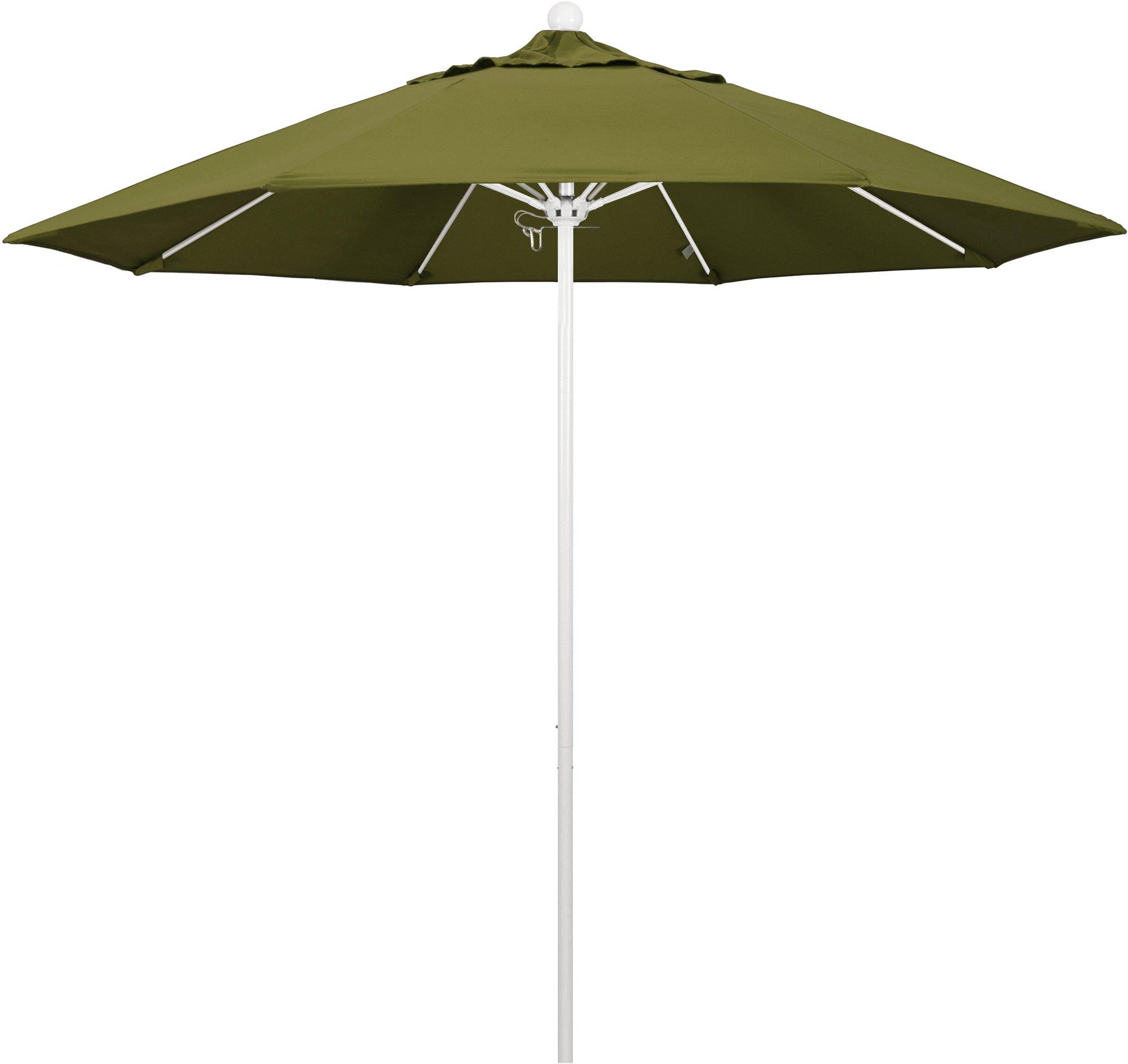 California Umbrella Venture 9' White Pole Umbrella