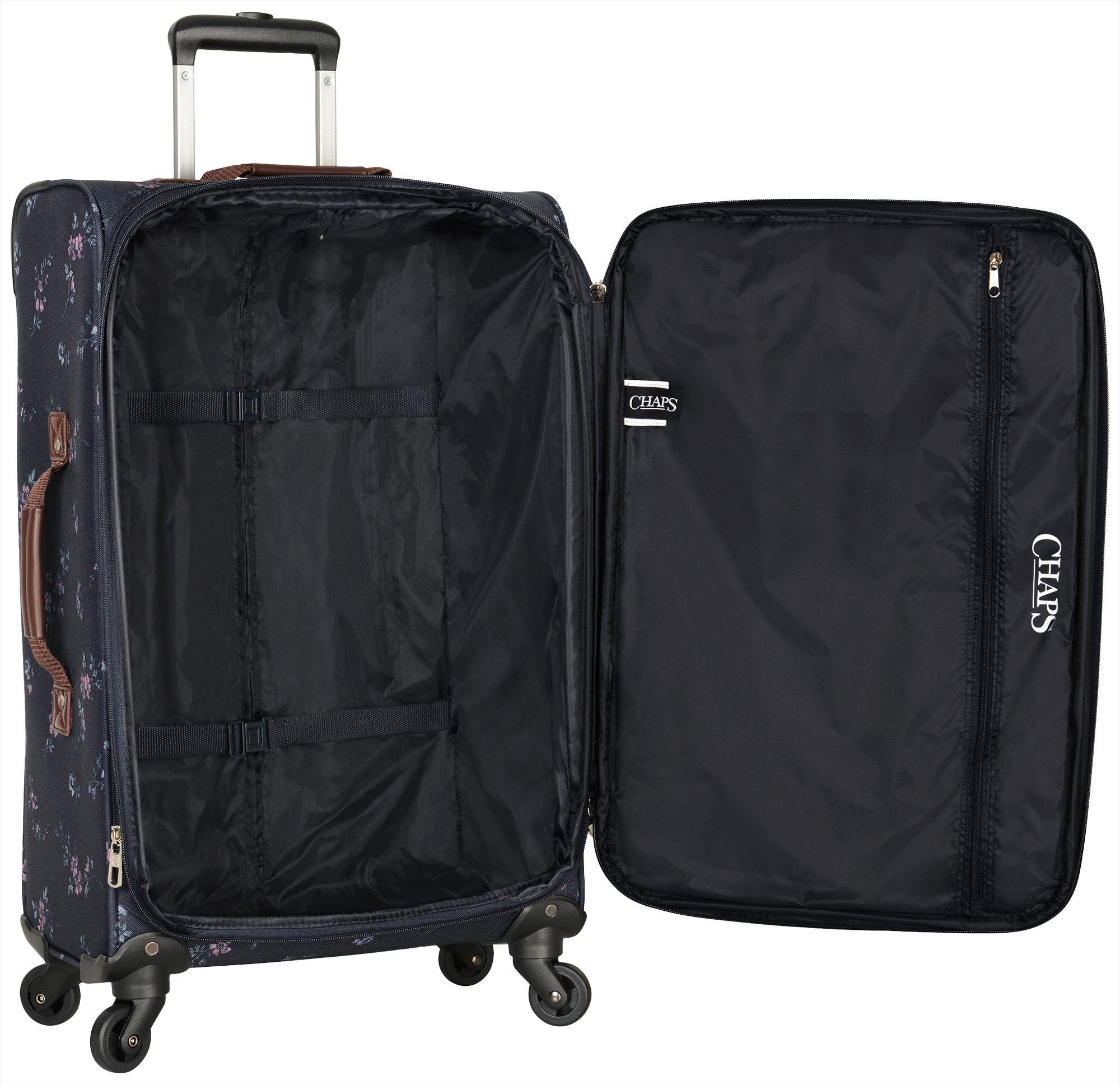 chaps saddle haven luggage navy floral