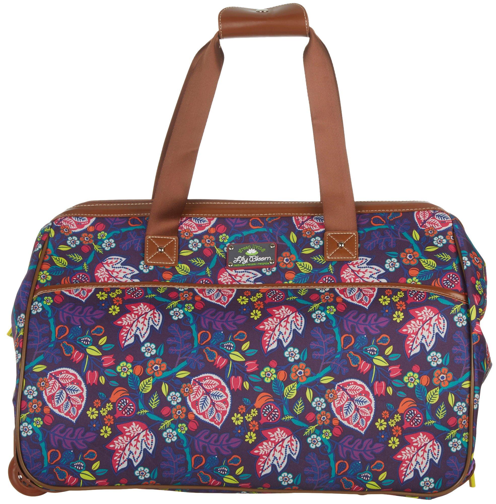 lily bloom 20 wheeled duffel