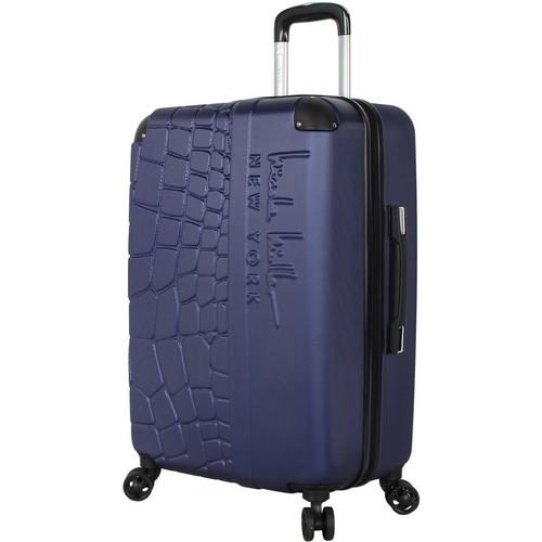 Purple Nicole Miller Collection 4-Piece Luggage Set: 28 20 Spinners and Shopper Tote 24