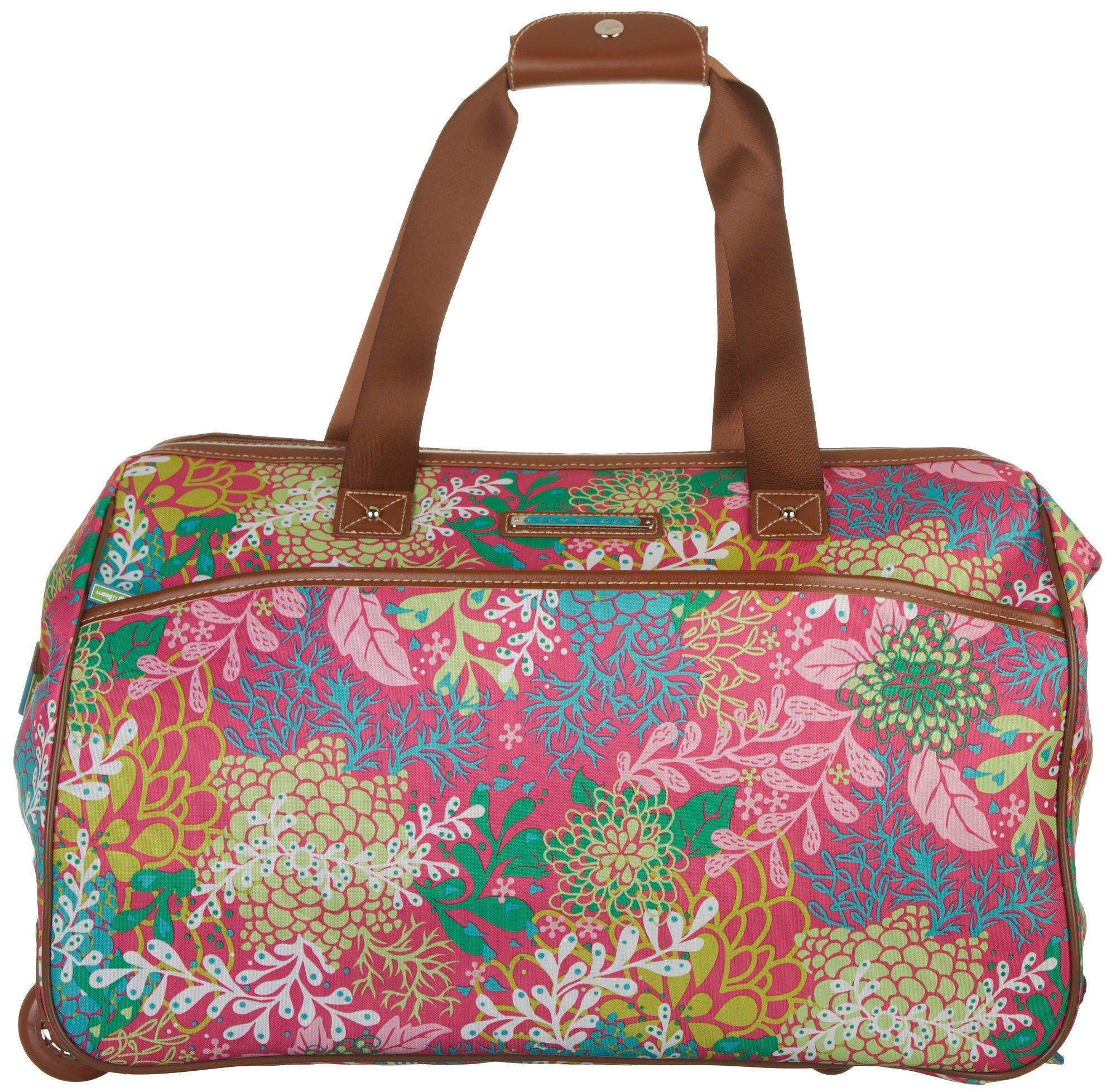 lily bloom rolling duffel