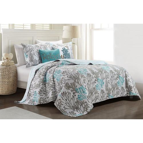 Coastal Home Coral Reef Blue Quilt Set Bealls Florida