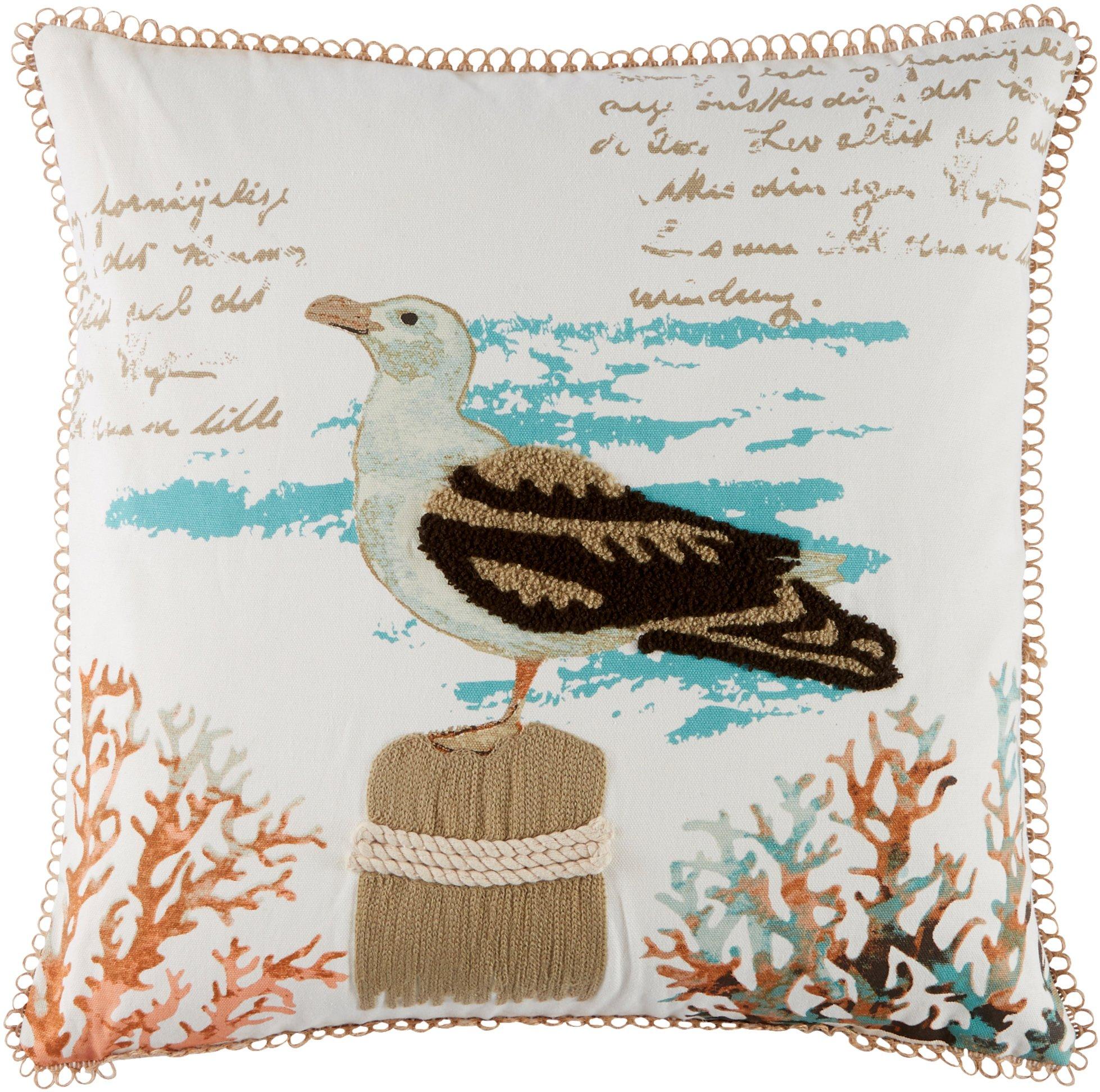 Coastal Home Everly Seagully Decorative Pillow Bealls Florida