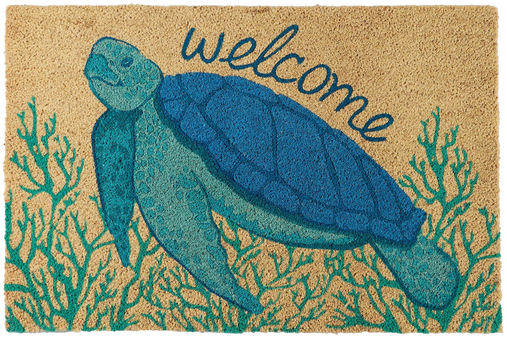 Home Garden Rugs Carpets Mermaids Welcome Coir Door Mat