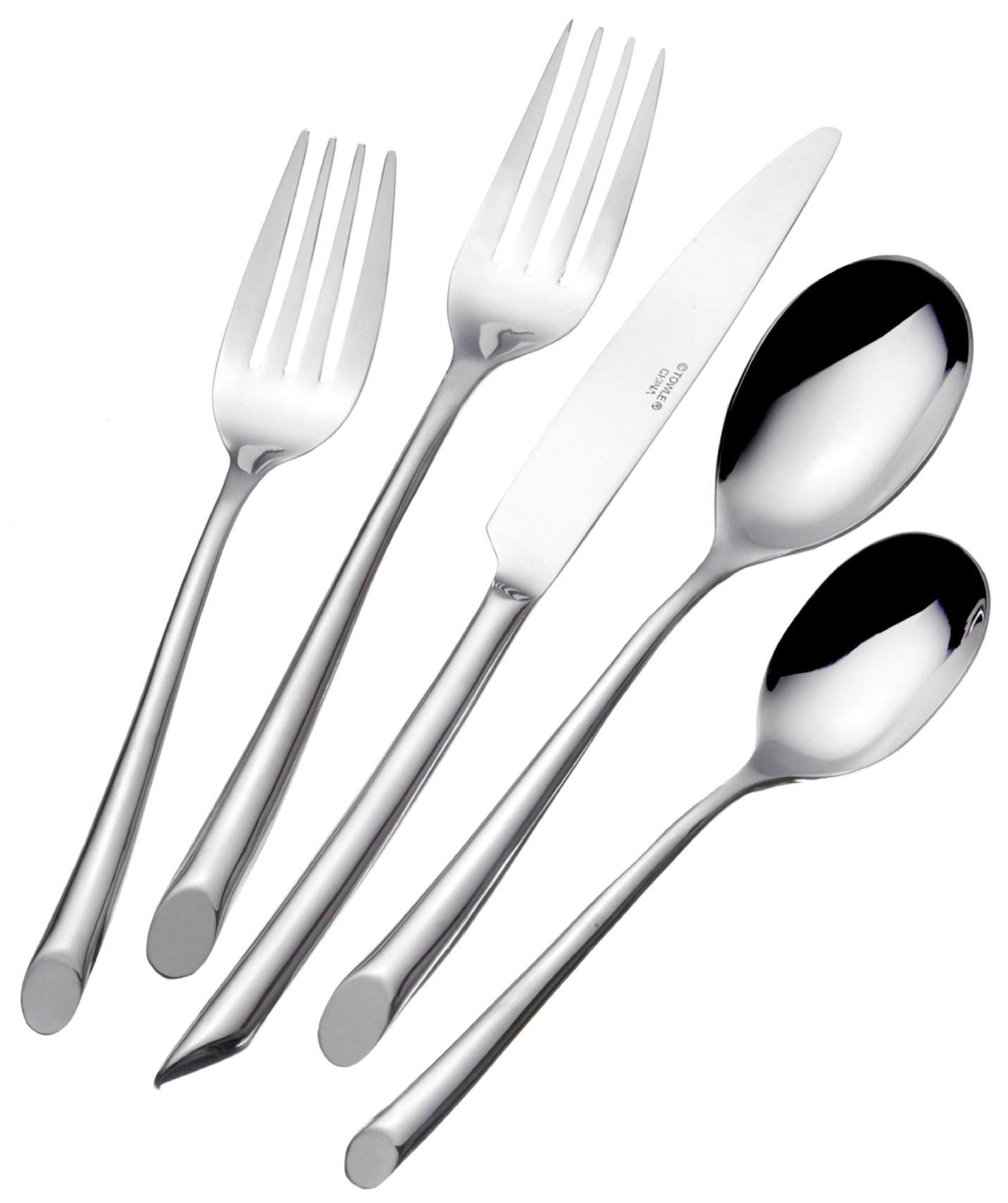 Photos - Cutlery Set Towle Living Wave Forged 20-pc. Flatware Set