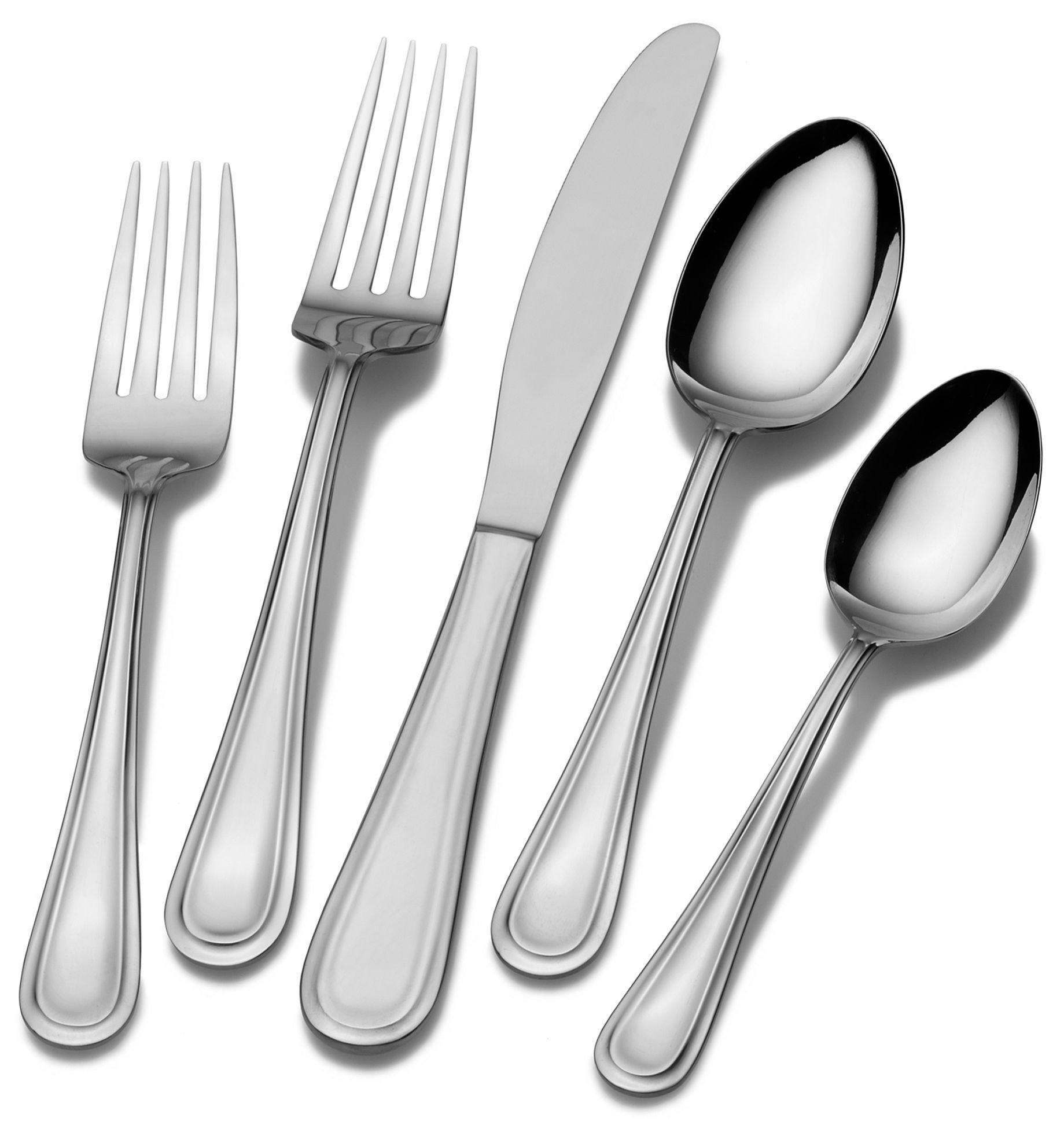 Wallace Brooklyn 20-Piece Flatware Set Stainless Steel