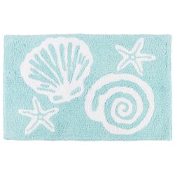 Starfish Bath Rug Bealls Florida Christy Sea Shell Blues Bath Rug