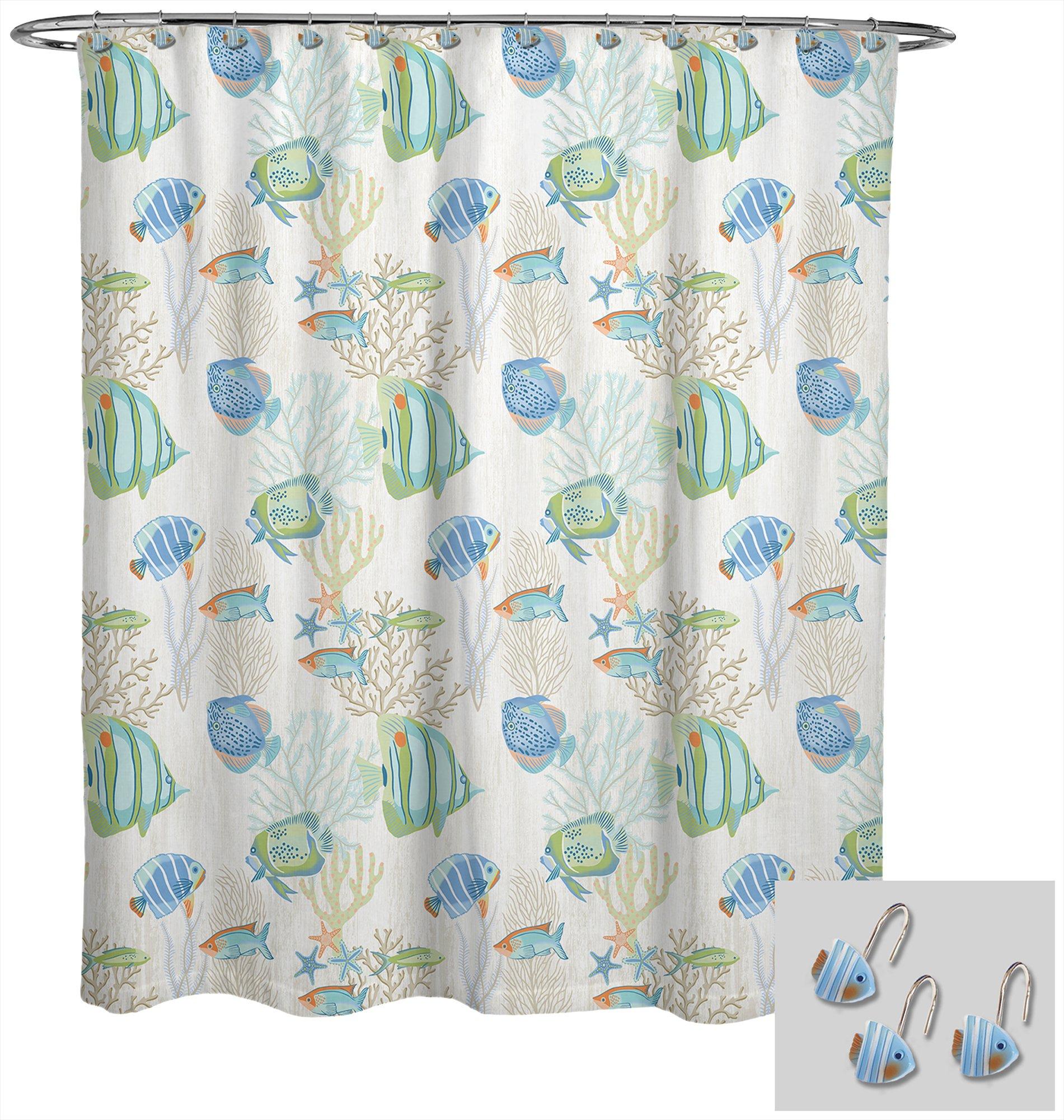 Avanti Tropical Fish Shower Curtain Hook Set Bealls Florida