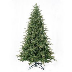 7.5-Foot 600-Light Medium Grand Fir Christmas Tree