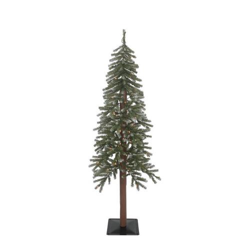 5-Foot Pre-Lit Alpine Christmas Tree