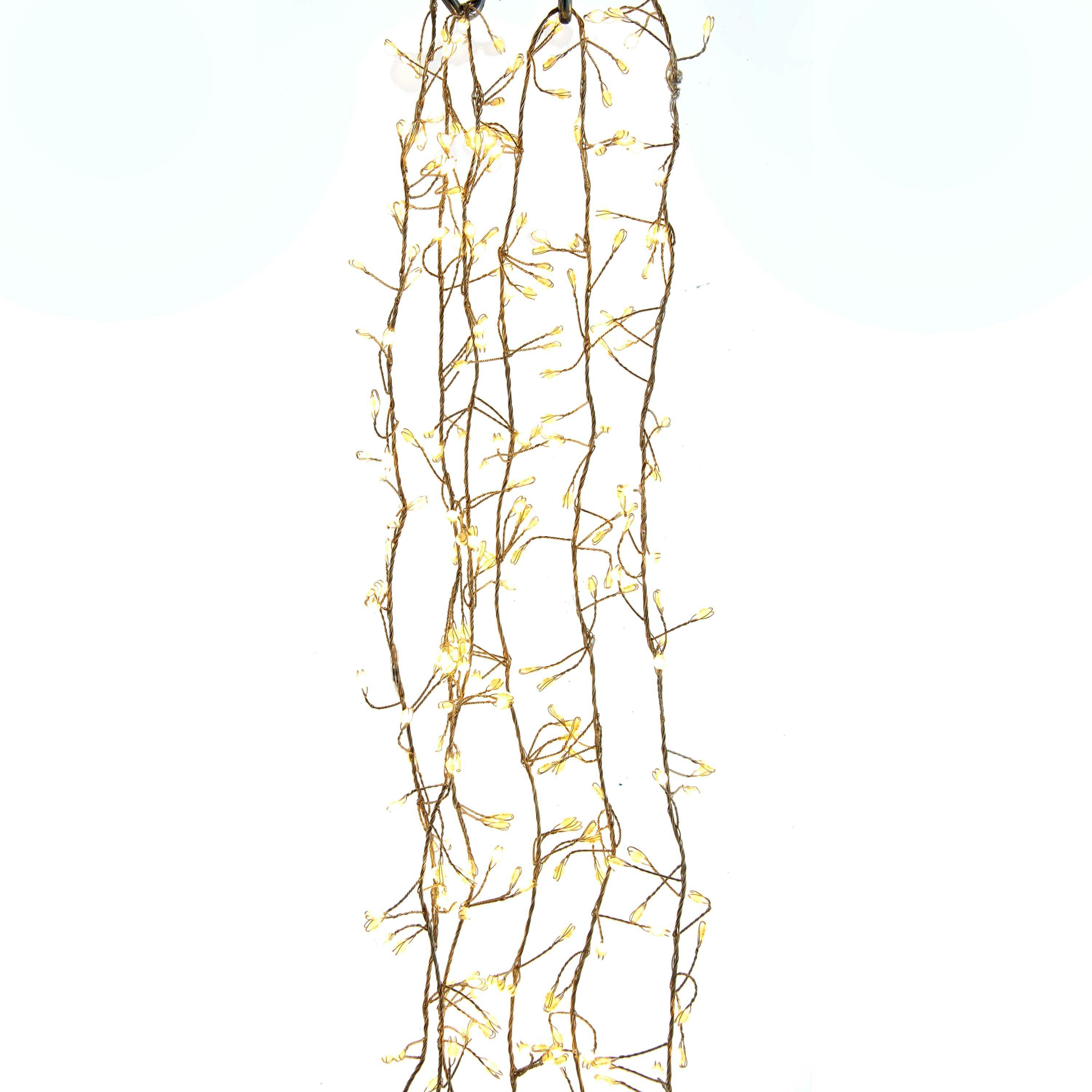 300-Light Cluster Garland with Warm White LED Lights