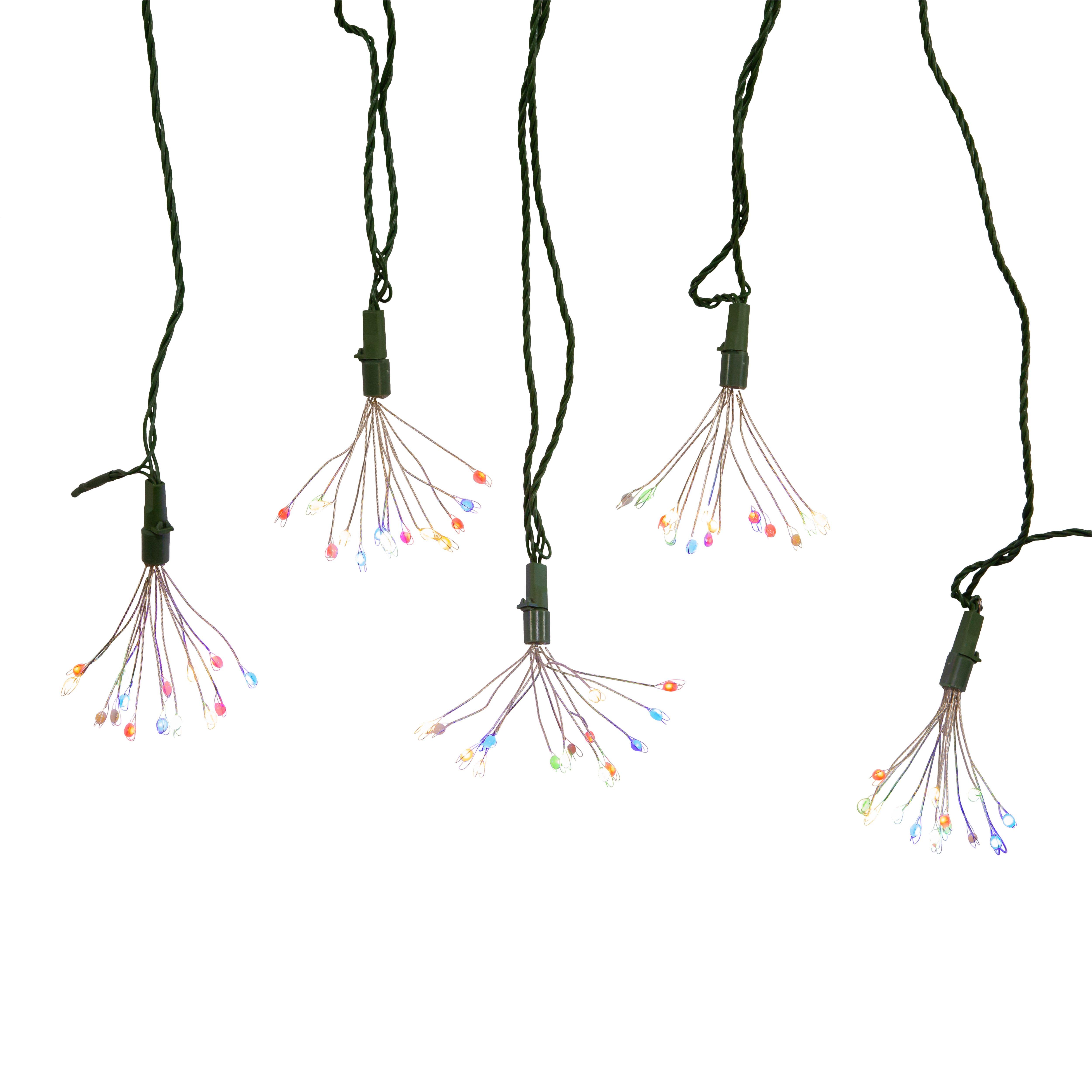 75-Light Cluster Lights and Multi-Color Twinkle LED Lights