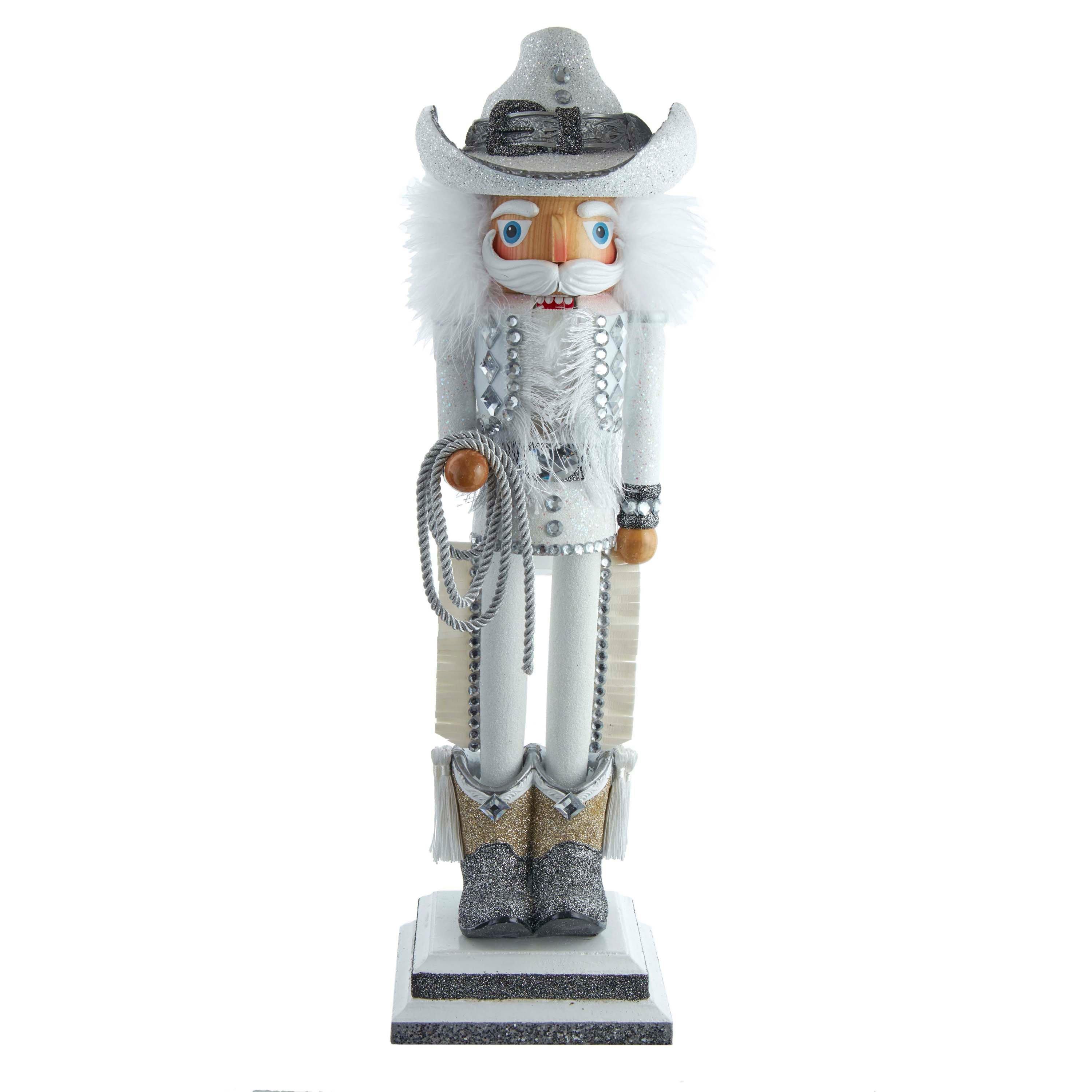 19-Inch Hollywood Rhinestone Cowboy Nutcracker.