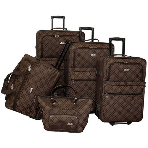 American Flyer 5-pc. Pemberly Buckles Luggage Set