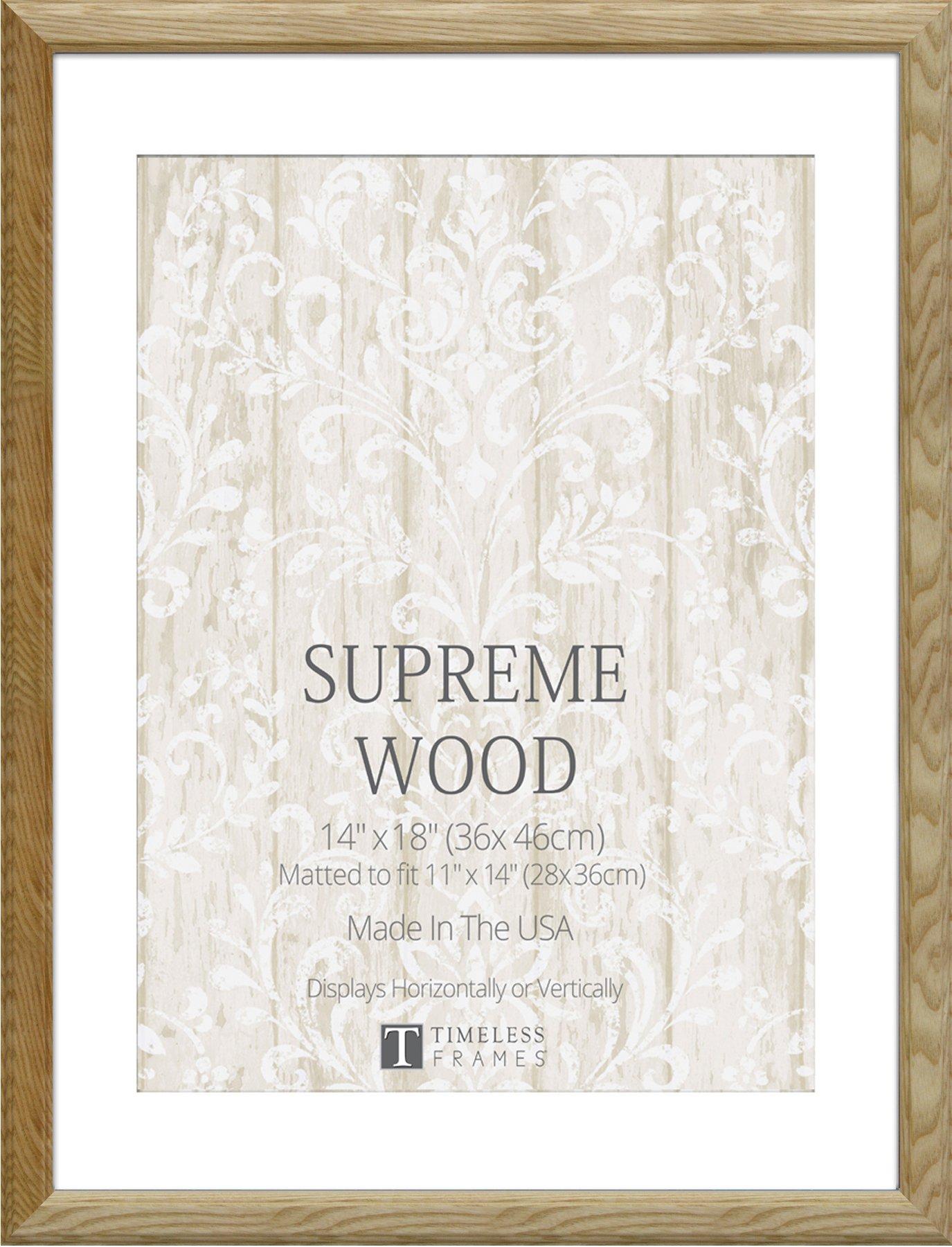 TIMELESS FRAMES Supreme Woods (11x14) Natural Wall Frame