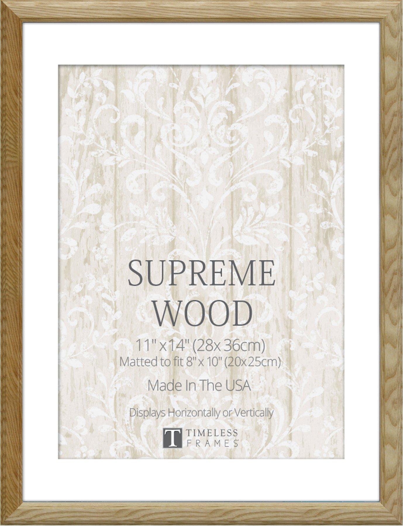 TIMELESS FRAMES Supreme Wood (8x10) Natural Wall Frame