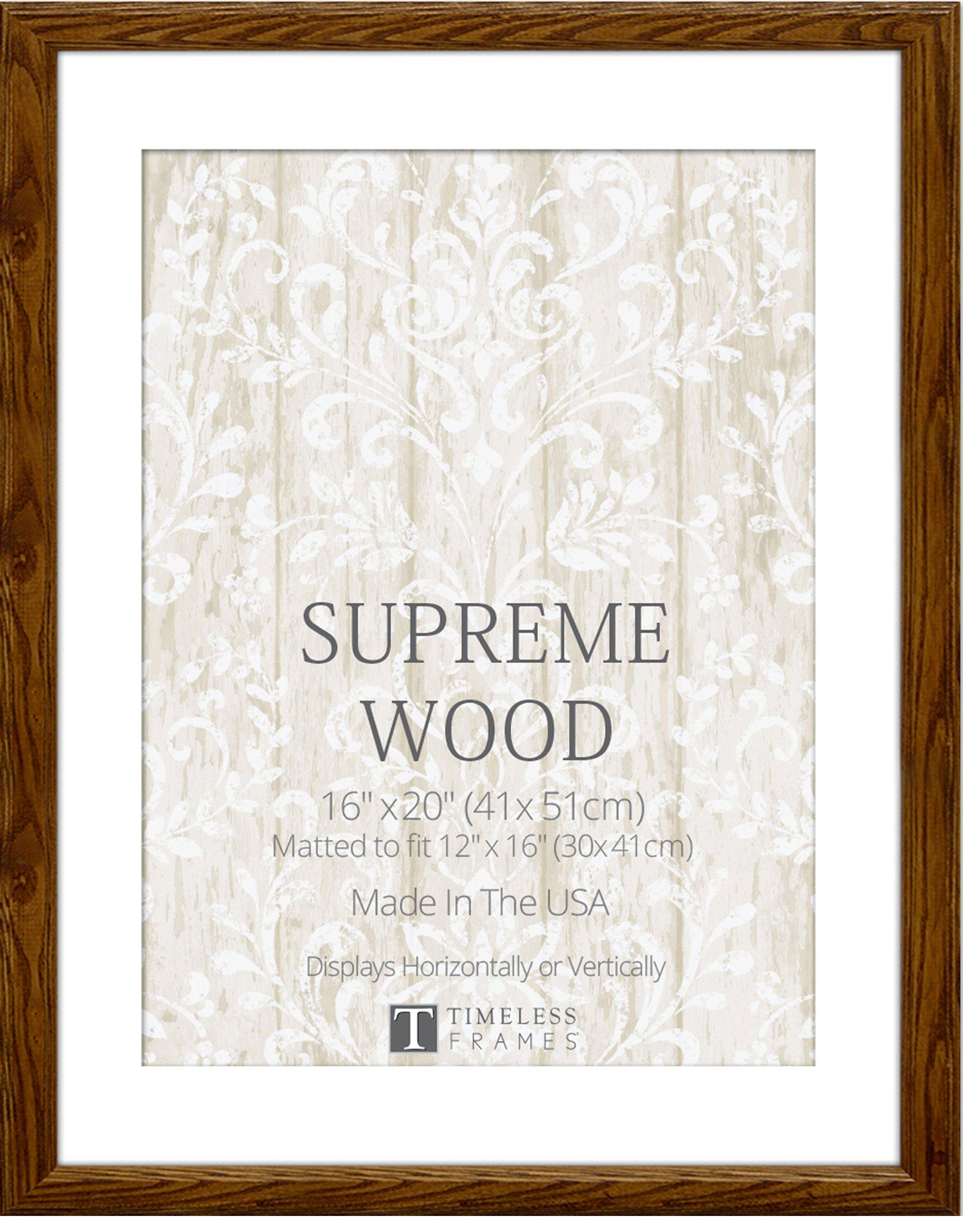 TIMELESS FRAMES Supreme Woods 16x20 Honey Wall Frame