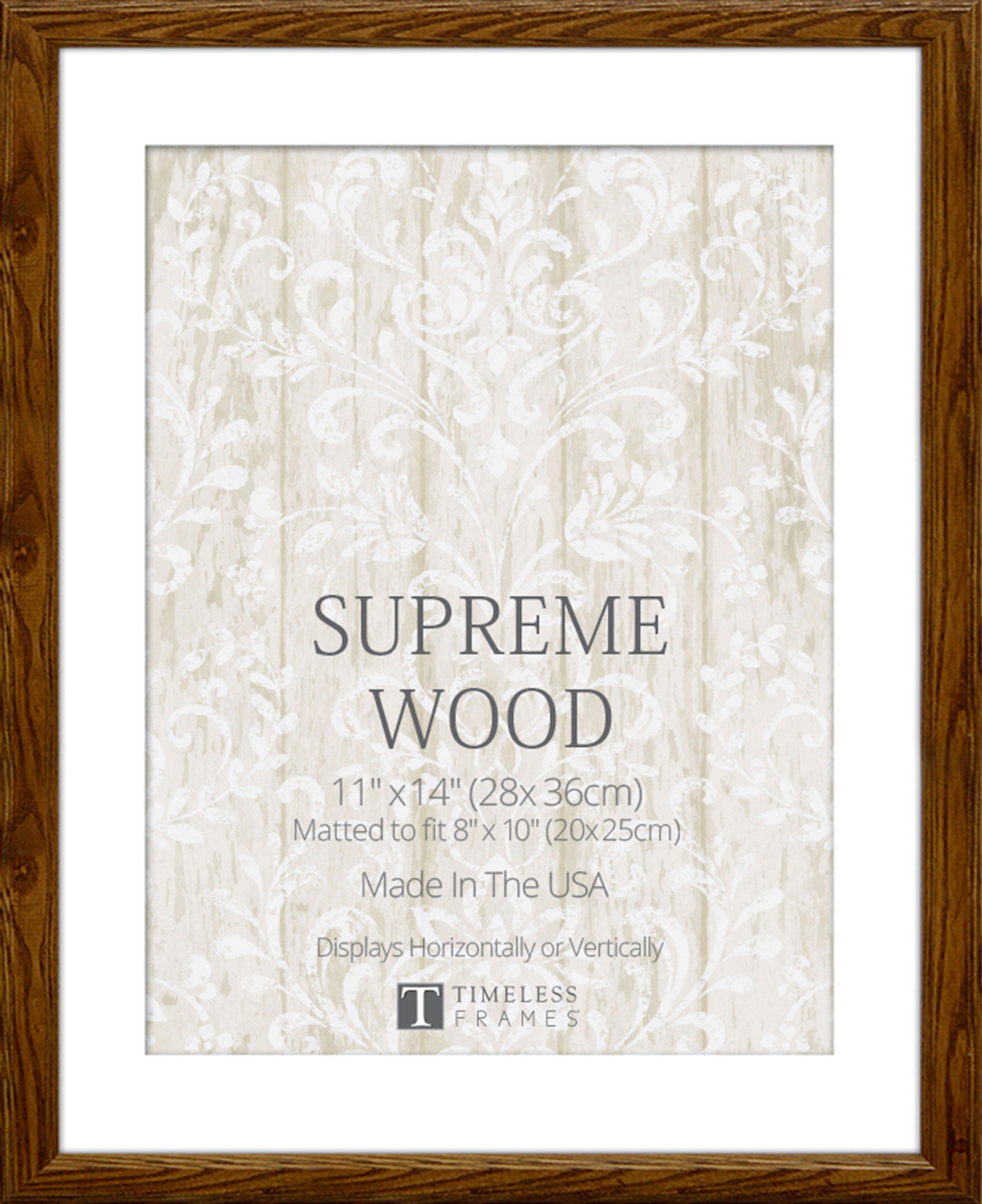 TIMELESS FRAMES Supreme Wood (8x10) Honey Wall Frame