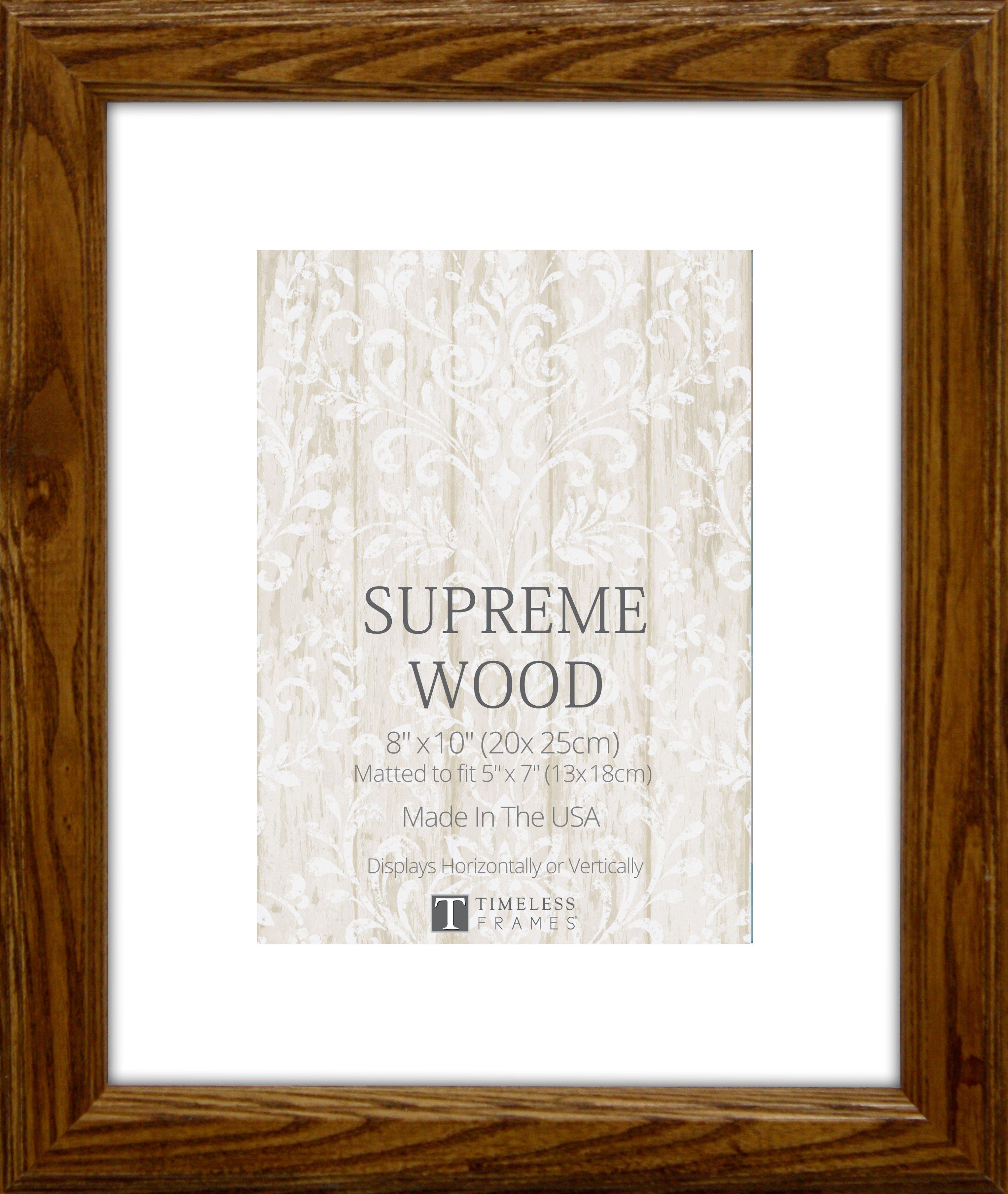 Supreme Woods 8x10 Honey Wall Frame